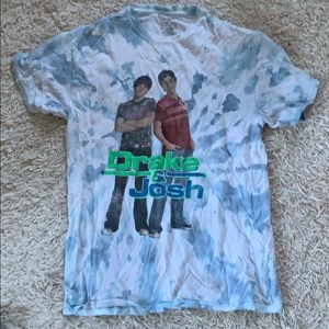 VINTAGE TIE DYE DRAKE AND JOSH SHIRT